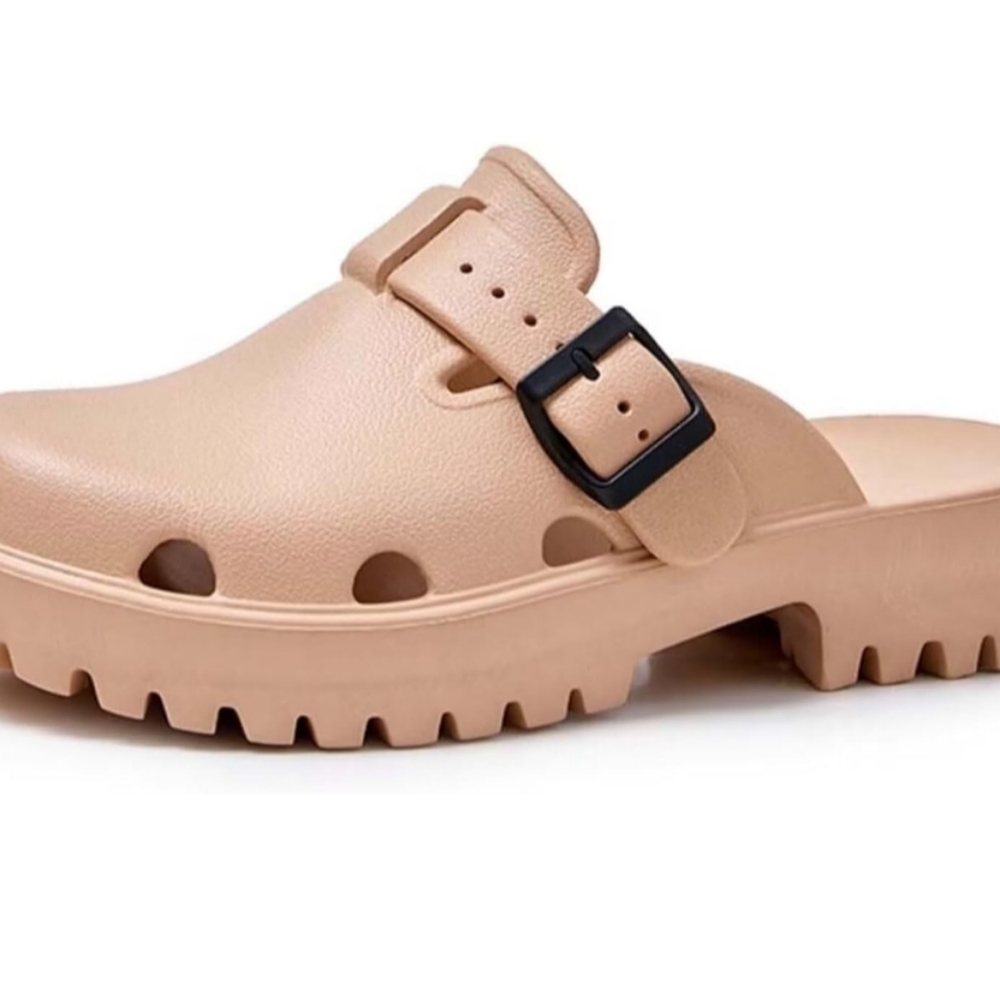 Beige Clogs - Picture 3 of 5